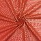 Sunset Red-Gold Dot Printed Stretch Tricot Swimwear Knit Fabric By the Yard